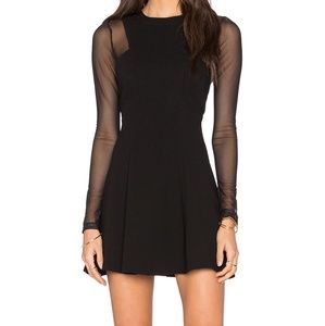 BCBGeneration Long Sleeve Skater Dress